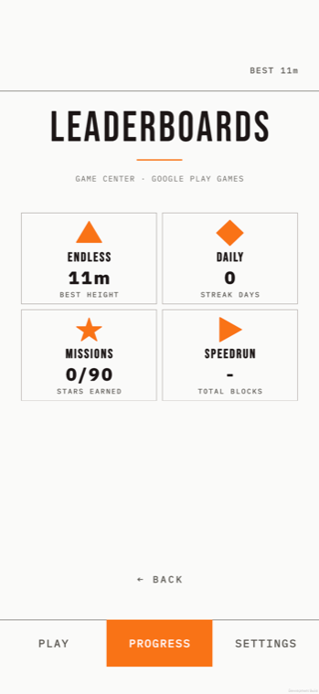 HEFT · Game Center and Play Games leaderboards